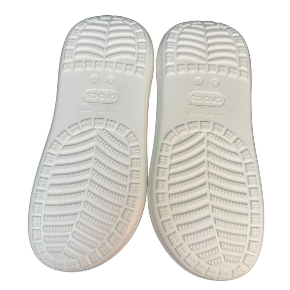 Crocs Unisex Classic Crush Platform Clogs White, Size 9/M 11/W NWOB - Picture 9 of 10